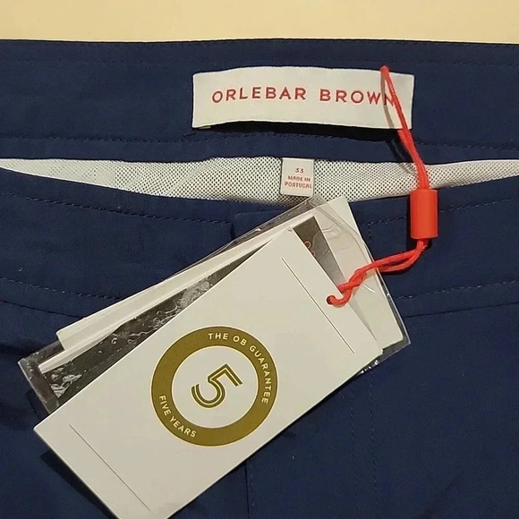 Orlebar Brown Dane Navy Blue Swim shorts - Picture 1 of 11